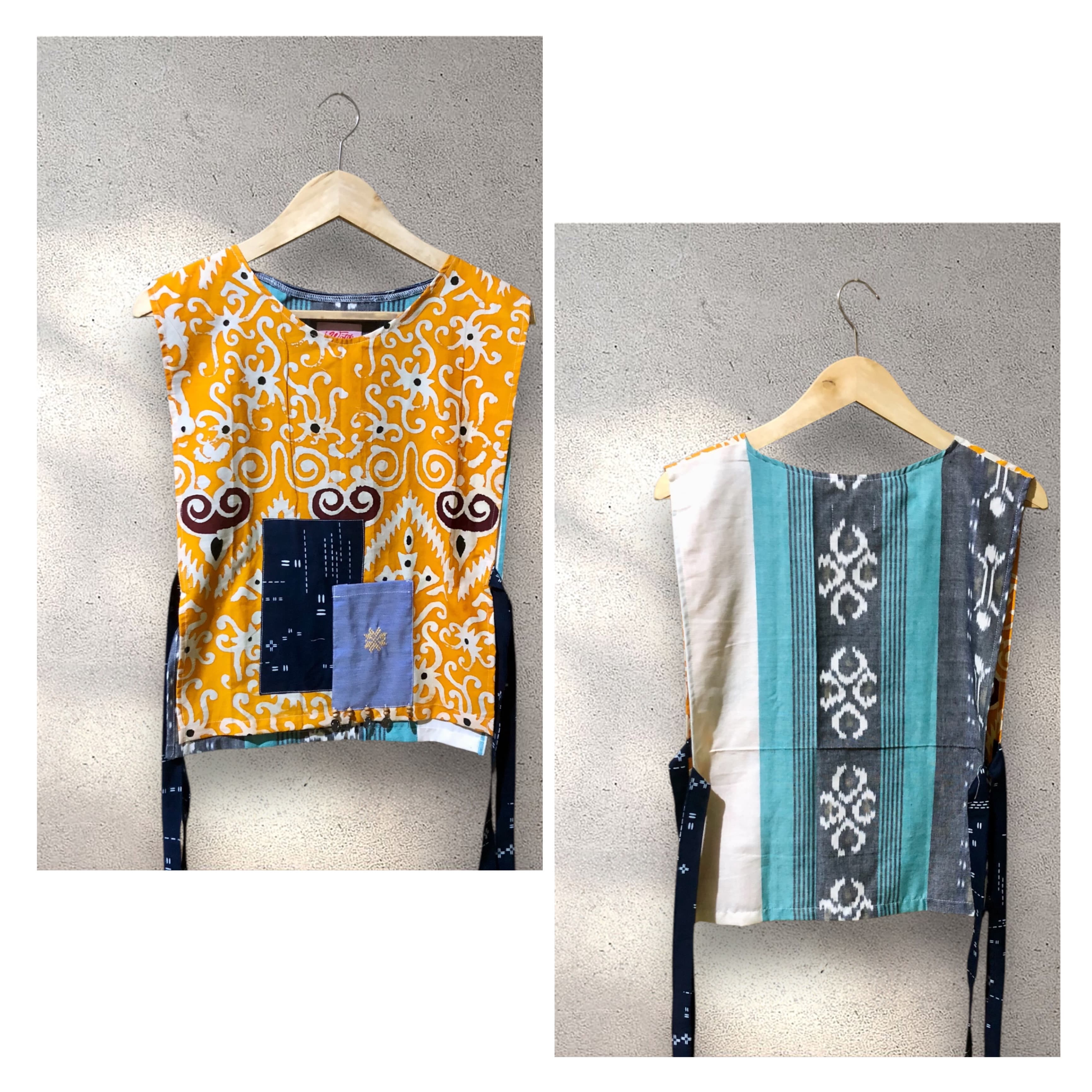 Borneo Patchwork Batik Vest